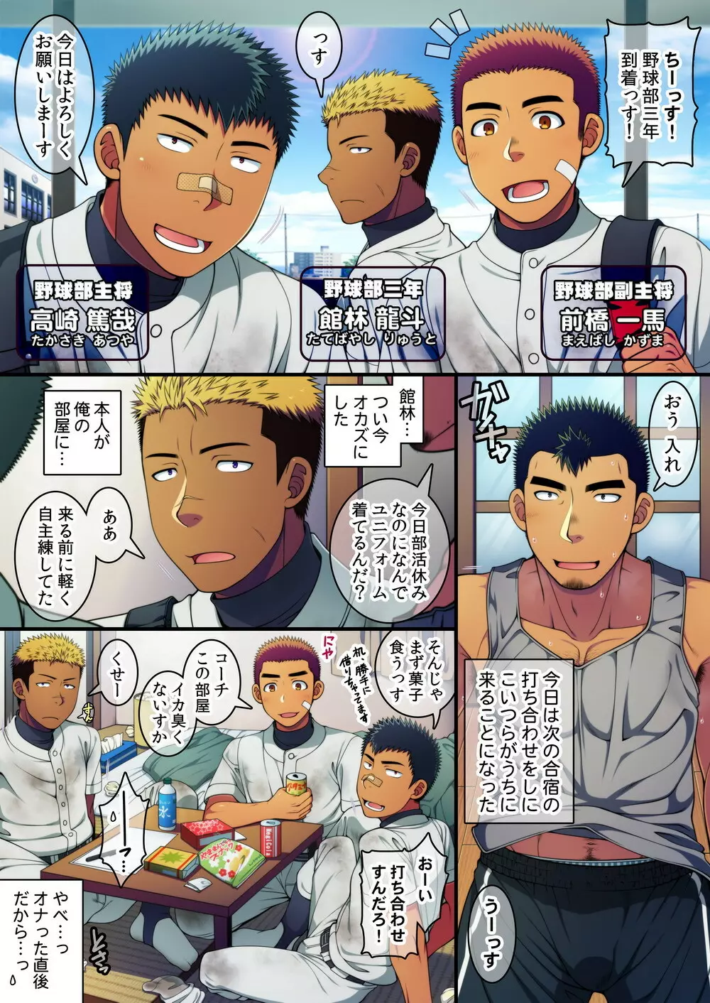 童貞コーチは野球部員のヤンキー君のデカチンをハメられたくて堪らない！ - page6
